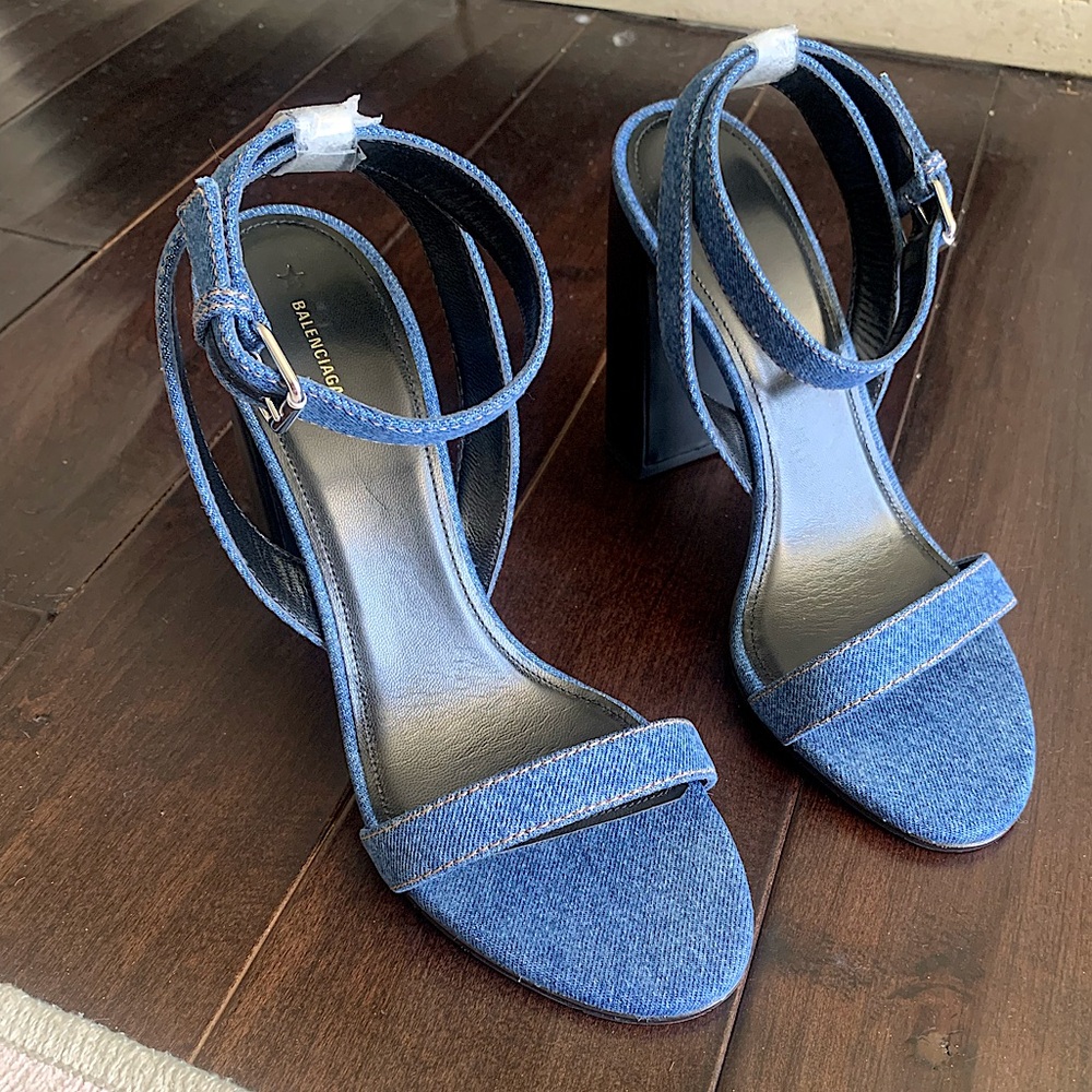 Balenciaga Block Heel Sandals 41EU
